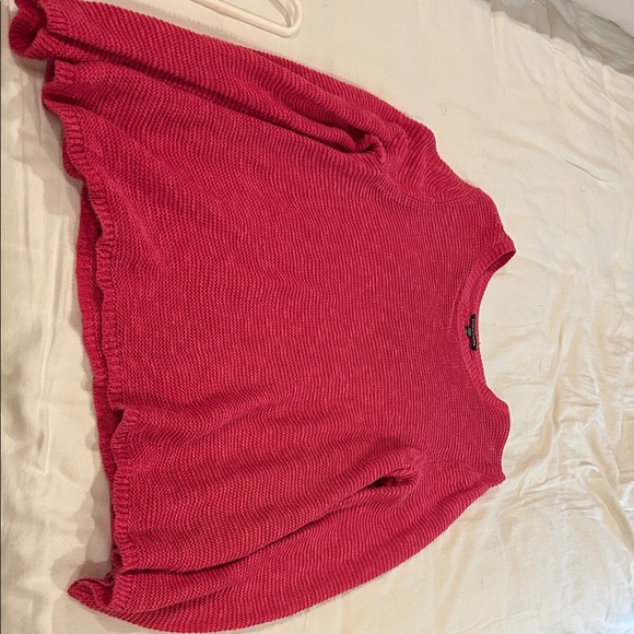 Eileen Fisher Sweaters - Eileen Fisher Bold Pink Crew Neck Sweater